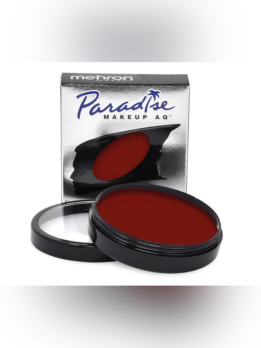 Mehron Paradise Makeup, Water Activated Face Paint, Body Paint, Red 2ct